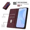 Wallet Case for Galaxy S25 Ultra - Leather/PU, Wine