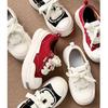 Mickey Men's Height-Boost Thick Sole Casual Canvas Skate Shoes 2025 - Trendy, Versatile High Street Sneakers for Couples.