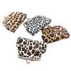 Leopard Print Coin Purse Fabric Change Purse Retro Kiss Lock Coin Pouch for Cash