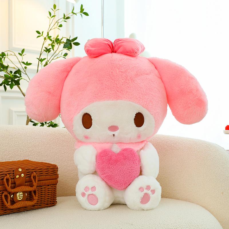 30/45/60 см Серия Sanrio Сердечки Плюшевые Игрушки Куроми Синнаморолл Набитые Плюшевые Куклы Милые Мягкие Плюшевые Рождественские Подарки Для Девочки 30cm