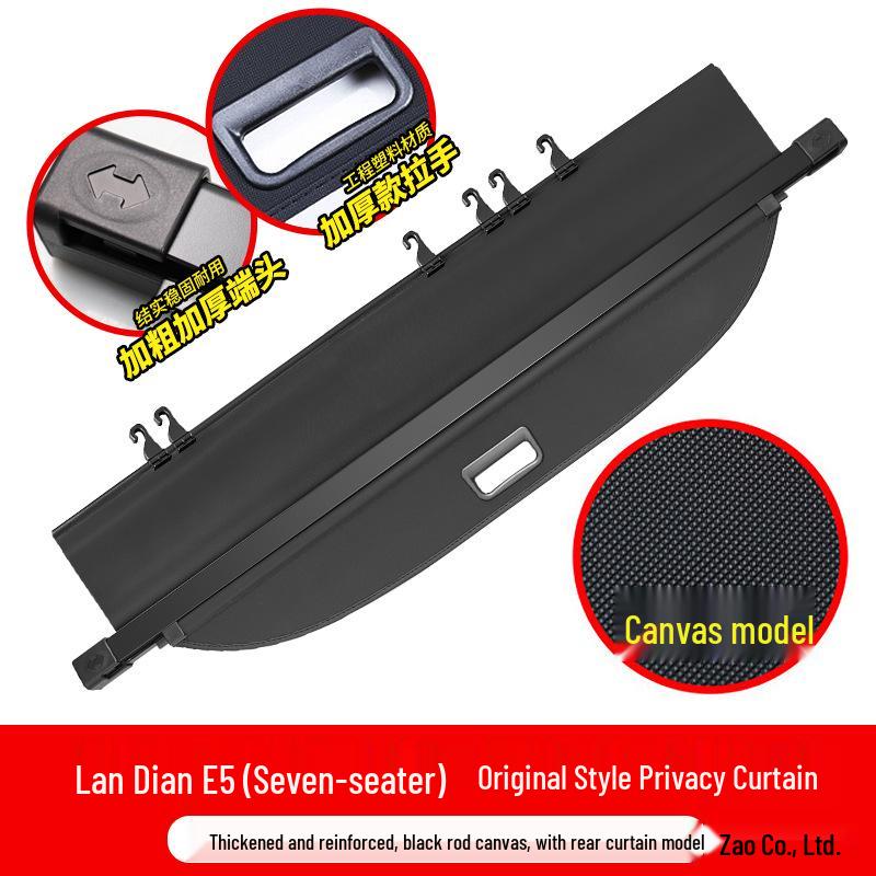 Para DFSK Blue Electric E5 Trunk Sunshade & Evolute i-Space Cargo Cover Partition