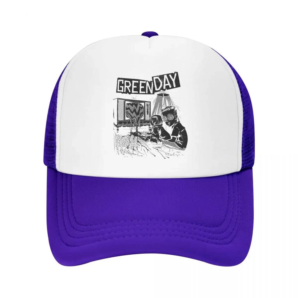 Green Day Dookie Kerplunk Insomniac Nimrod Pop Punk Rock Warning Baseball Cap Trucker Hats Breathable Outdoor