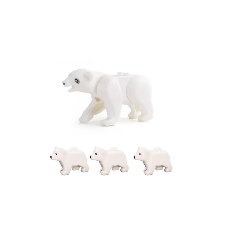 

MOC Средневековые Строительные Блоки Фигурки Аксессуары Зоопарк Африканский Слон Верблюд Олень Волк Крокодил Боевой Конь Мини Кирпичик Игрушка Подарок R058