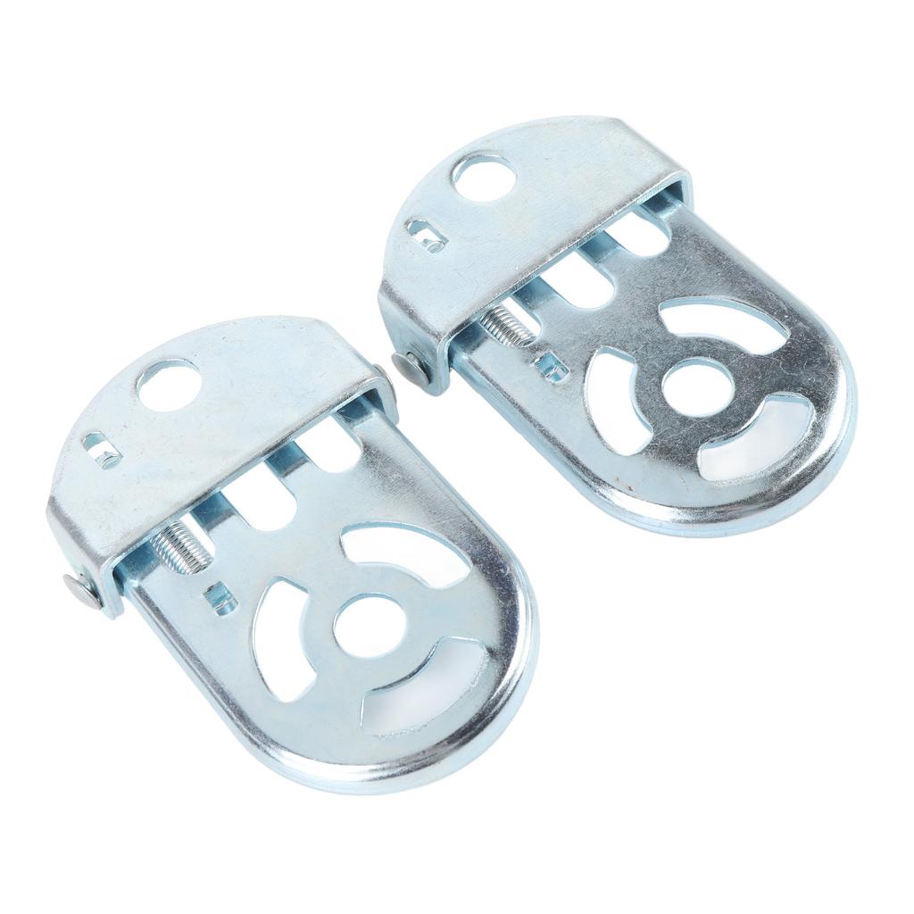 1 para pedałów tylnych do roweru stal manganowa oszczędzające miejsce składane pedały tylne do roweru podnóżki srebrne