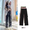 Women  Cargo Pants   Loose Harajuku Y2K Straight Trousers American Retro Hip Hop Casual Bf Wide Leg Pants