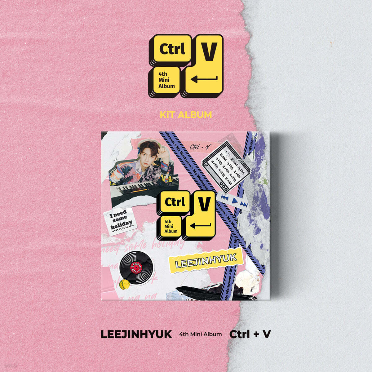 

Lee Jin Hyuk - 4th Mini Album: Ctrl+V [Kit Album]