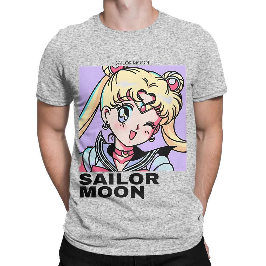 Usagi Tsukino Purple Funny 100 Cotton TShirt Tsukino Usagi Tees Tops For Unisex