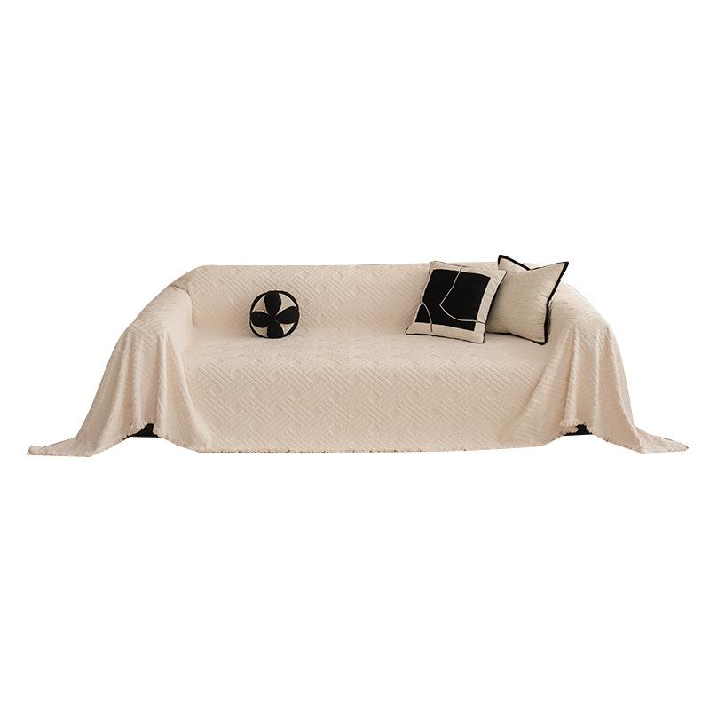 Thick Padded Sofa Cover With Breathable Fabric, Fitted Couch Cover And Anti-Slip Sofa Slipcover For Comfort