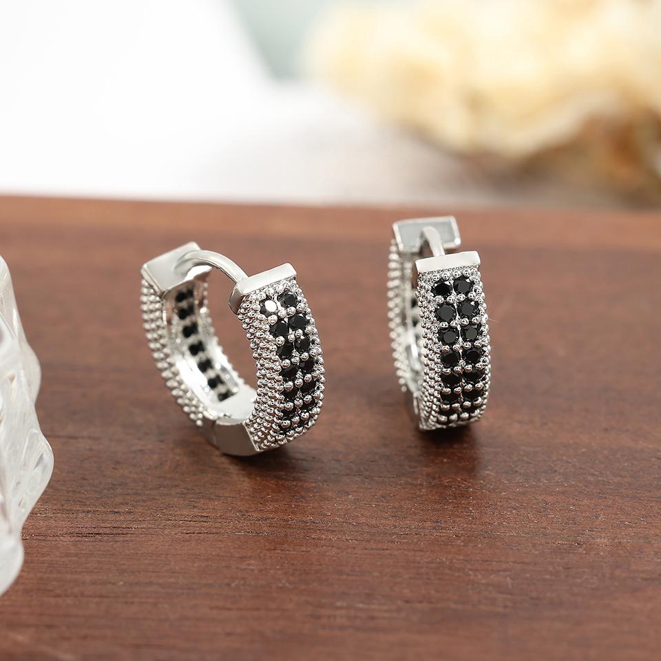 ZAKOL Hypoallergenic Stylish Vintage Flower Stud Earrings Stainless Steel Gold Color Party Accessories