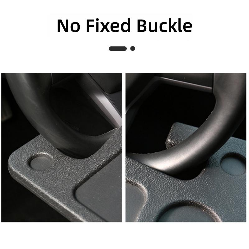 Car Portable Steering Wheel Table Bracket Car Steering Wheel Laptop Stand Beverage Food Coffee Tray Board for Working Eatingable