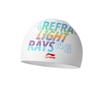 LI-NING Fashion Printed Silicone Swim Cap for Long Hair