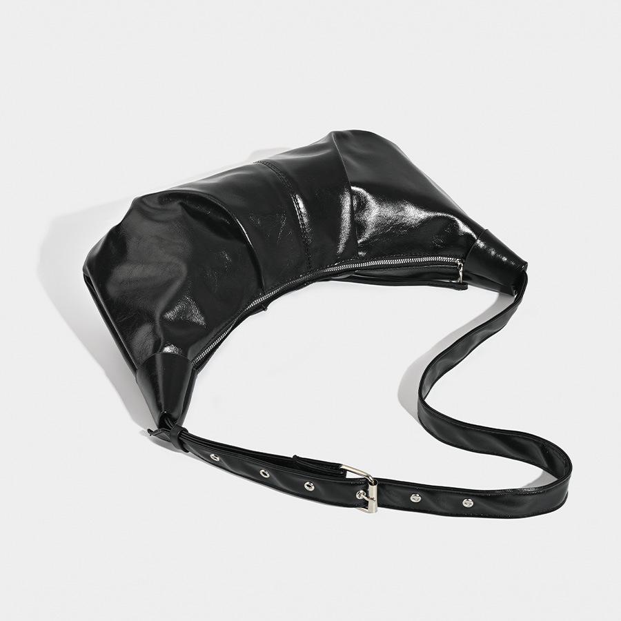 Spring New Textured Underarm Bag Women's Bag Women's Slanted Straddle One Shoulder Korean Version Trendy Versatile Retro Fashion Tote Bag