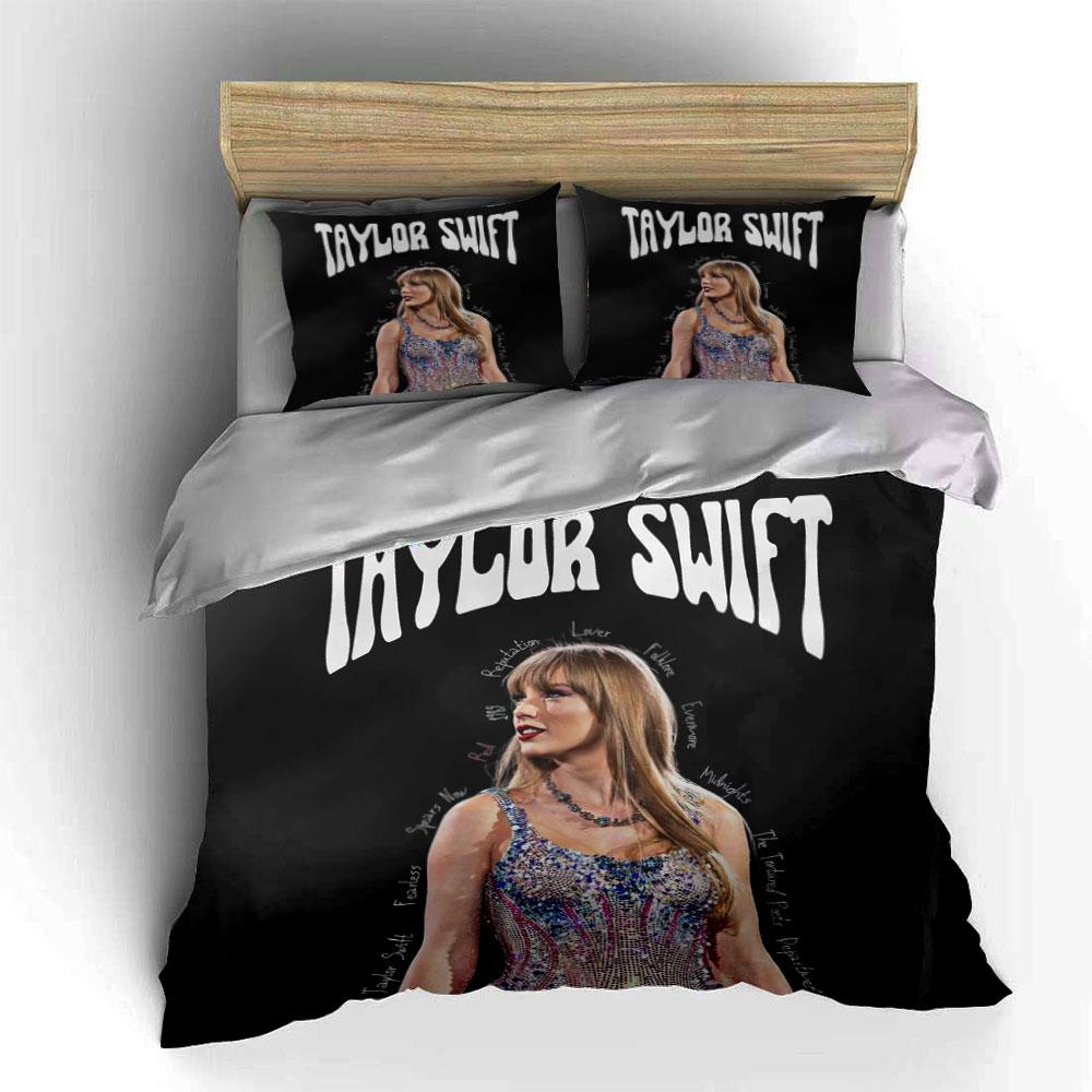 Pop Star Print Bedding Set Bedding Duvet Cover Set Duvet Cover Pillowcases  (1*Duvet Cover 2*Pillowcases, Without Duvet Insert)