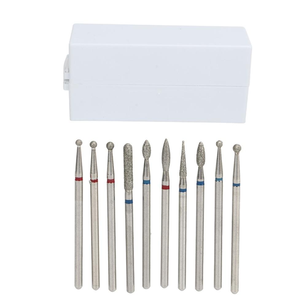 30pcs Portable & Durable Nail Drill Bits Set Ideal For Nail Technicians And Diy Users