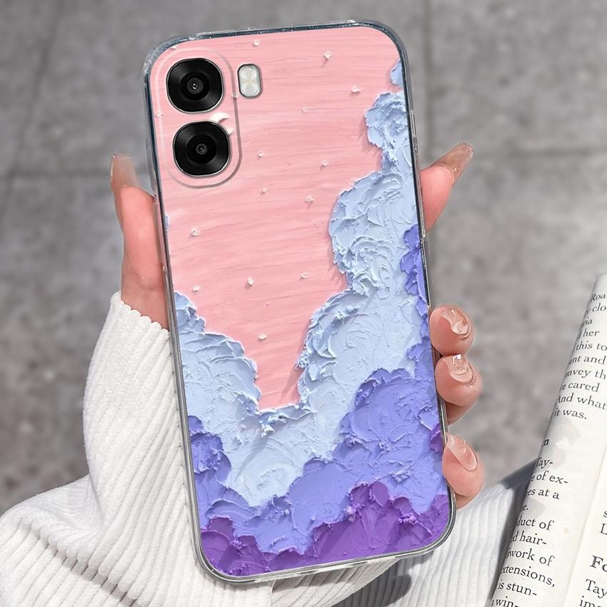 Kompatibilní Pro Oppo A6x A5x A6 Pro A39 K12x Kryt na telefon Roztomilý vzor Malý princ Měkké průhledné silikonové pouzdro s chráničem objektivu Pro Oppo Nárazníkové pouzdro