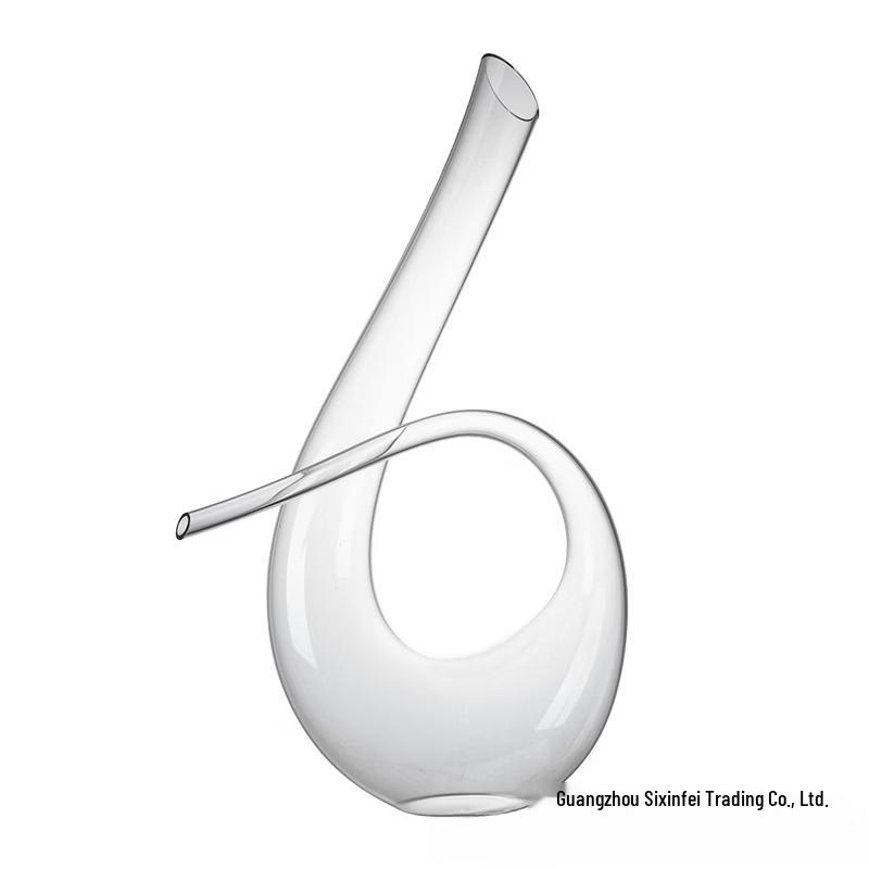 MDNG Thickened Glass Wine Decanter with Snake Design, 1.5L