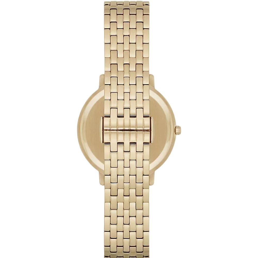 Emporio Armani AR11007 Zweizeiger Damenuhr in Goldton
