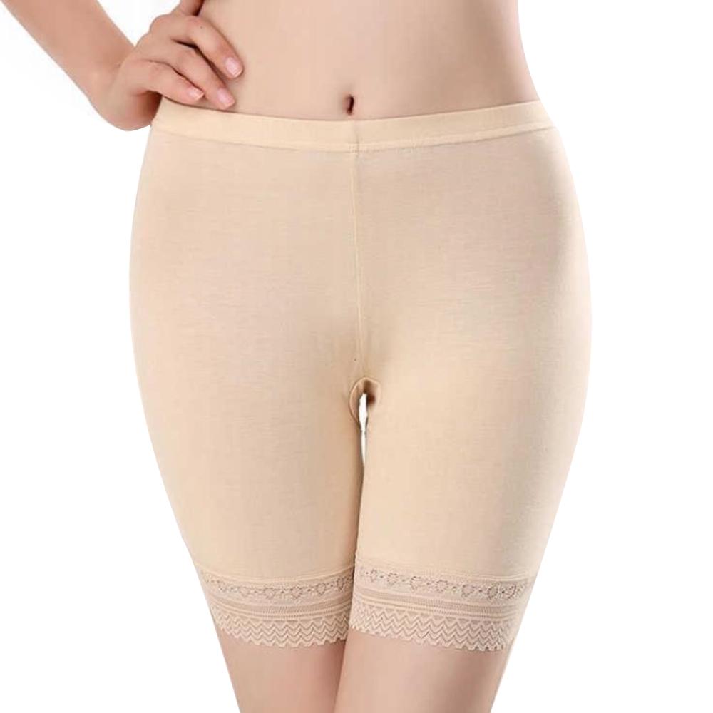 Buy Safe Pants Cotton Lace Breathable Soft Traceless Safety Underpants