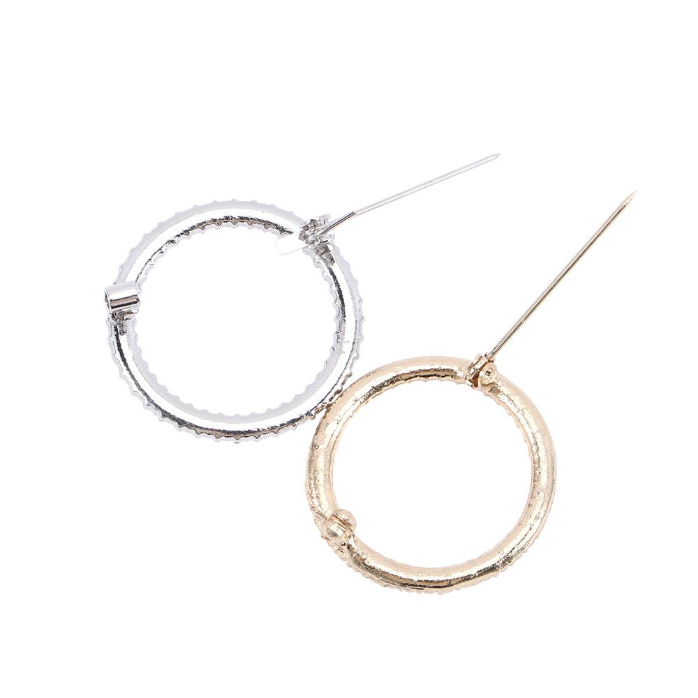 Zinc Zinc Alloy Silver Color Rhinestone For Women Men Crystal Jewelry Accessories Corsage Brooches Pins
