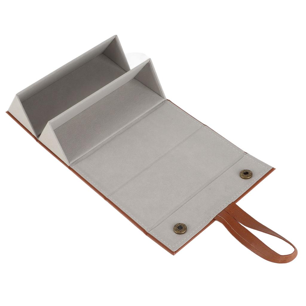 Portable Sunglasses Travel Organizer Storage Case Box for Glasses Storage DisplayBrown