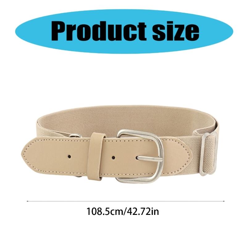 Baseball Belt Solid Color Softball Waist Belt Adjustable Elastic Comfortable Wearing Waistband Waist Band for Sports