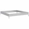 VidaXL Lit surélevé de jardin 100x100x18,5 cm acier inoxydable 851015