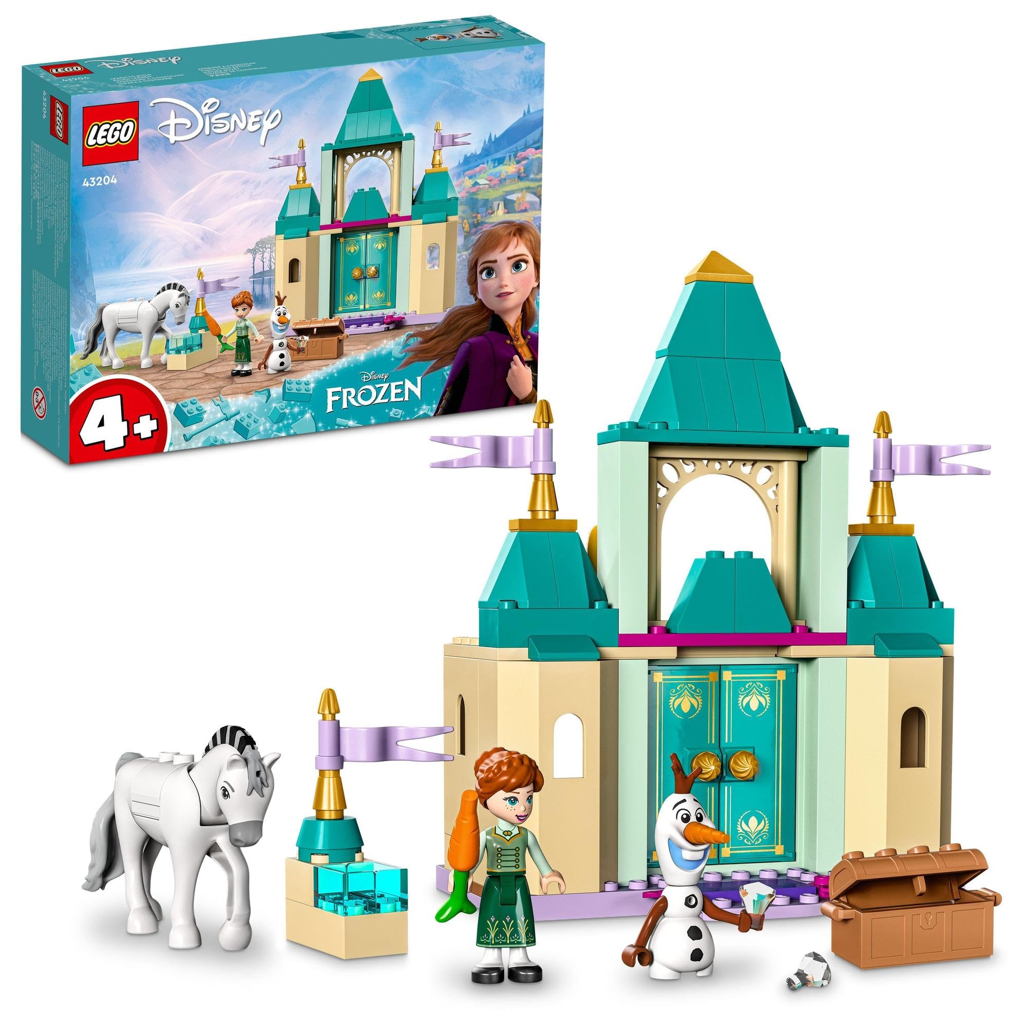 

LEGO Disney Princess Анна и Веселый Замок Олафа 43204, Игрушка, Строительные блоки, Подарок, Замок, Принцесса, Для девочек, Возраст 4 года и старше