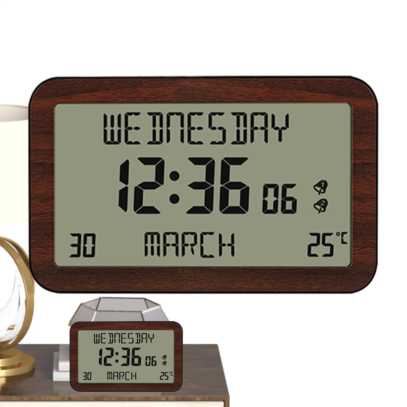 

Digital Alarm Clock Lcd Display Desk Small Clock Multi-Function Devices With High-Definition Display Reminders For Sleeping China Mainland
