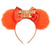 Fashion New Brown Beauty And Beast Mouse Ears Headband 5" Headwear Boys Girls Festival Party Hair Accessories Women Gift