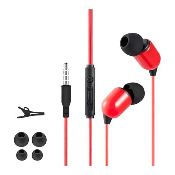 3.5mm Wired Earphones Headphones Binaural Canal Earphones Headphones Deep Bass Lightweight Ultra Long 3m Long Cord Headset Listen To Distance Music