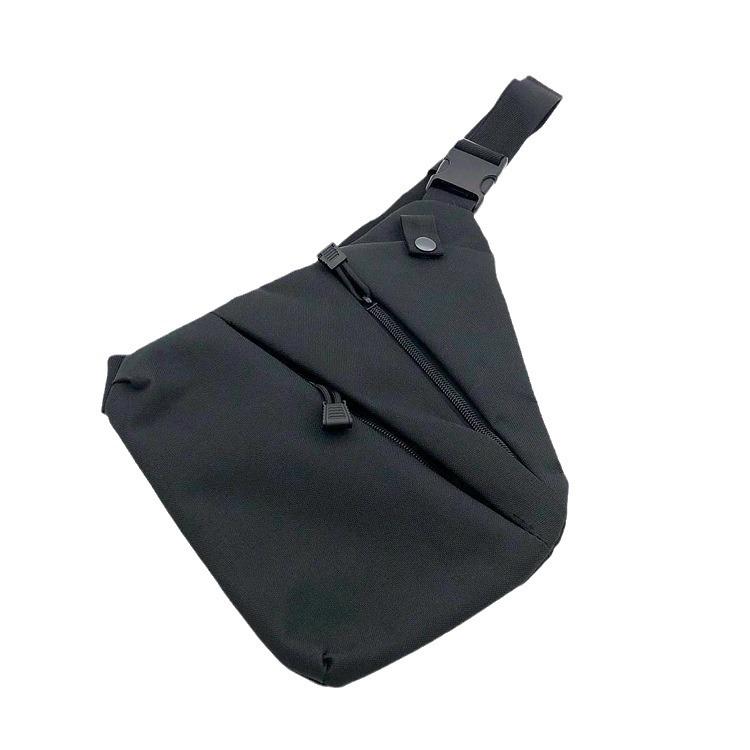 Herren Anti-Diebstahl Ein-Schulter Umhängetasche, Multifunktionale Taktische Brust- und Hüfttasche für Outdoor-Sportarten
