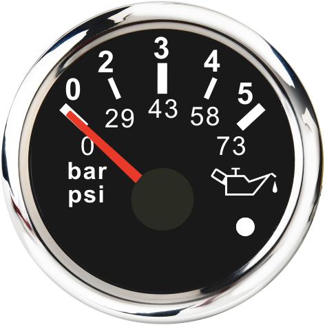 

2‘’52mm Oil pressure Gauge Water Level Fuel Level Meter Water Temp Oil Temperature Meter Voltmeter For Car Marine Boat 12V 24V