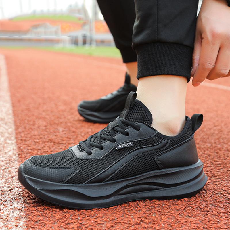 New Men's Casual Sneakers Slip on Breathable Shoes Athletic Sport Running Shoes White Comfortable Walking Training Tennis Shoes