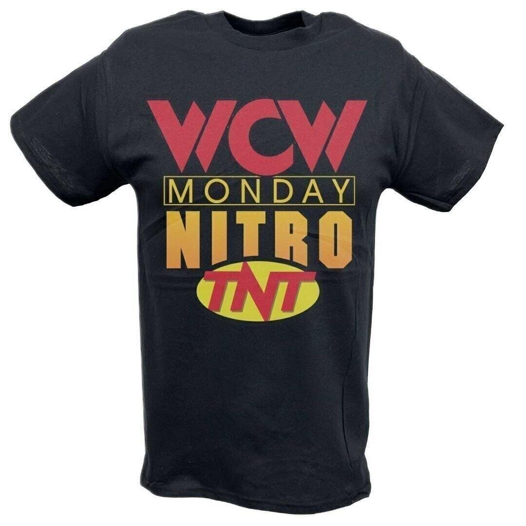 WCW Monday Nitro TNT World Championship Wrestling 100% Cotton T-shirt Mens Tees Top S
