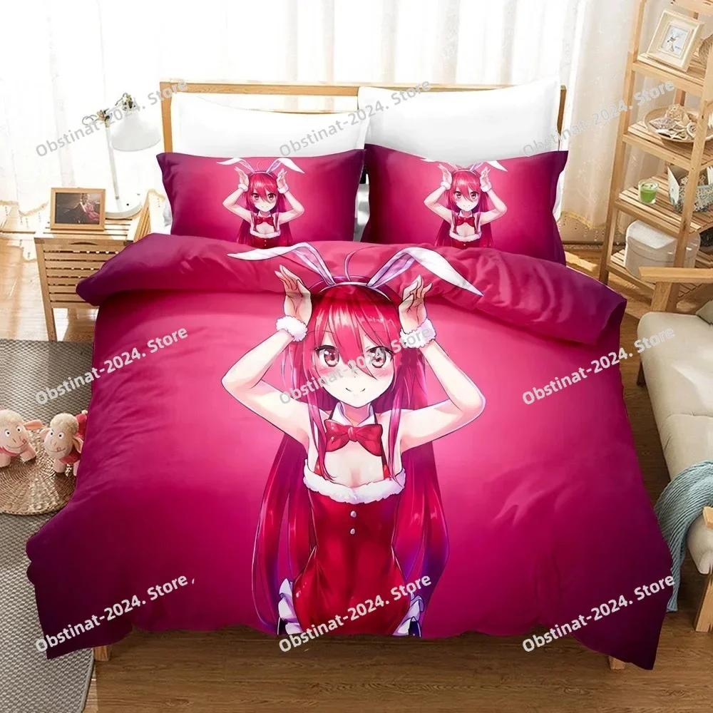 Shakugan No Shana Bedding Set Printed Bed Set With Pillowcase Bed Duvet Cover Soft Single Double Queen Super King Size