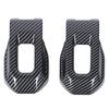 1 Para Zatrzask Maska Zamek Zaczep Pokrywa Wspornik Styl Włókna Węglowego Odporny na Blaknięcie Odporny na Zarysowania Sportowy