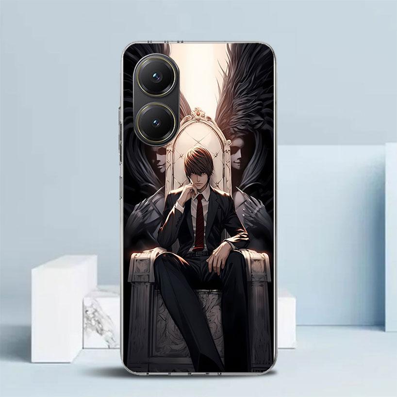 N-Note D-Death Yagami Light Phone Case For Xiaomi Poco F7 Ultra X5 X6 X7 Pro M7 Redmi 15C 15 13C 13 12C 12 10C 10 10A 9 9C 9A 9T