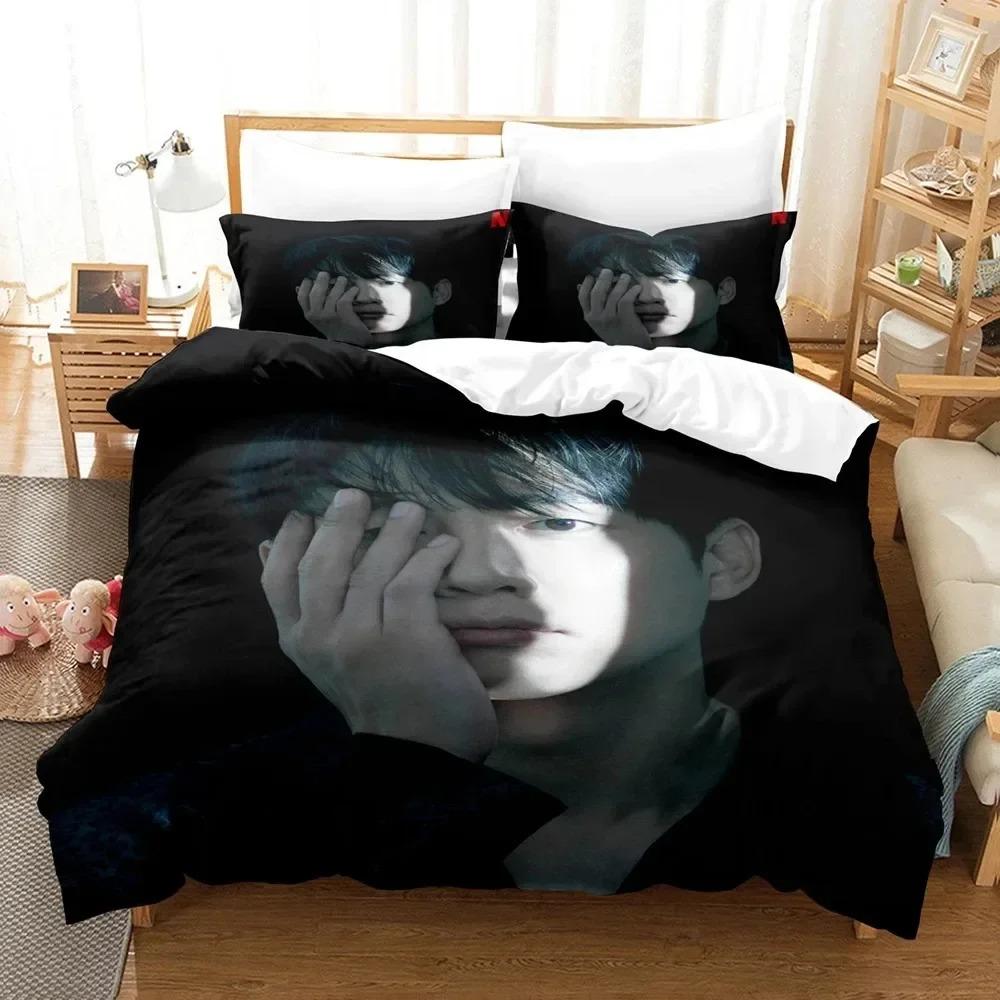 3D Print Dark glory The Glory Bedding Set 3D Printed Suitable for Bedroom Duvet Cover Set With Pillowcases Kids Home Textile 70x133cm 3pcs