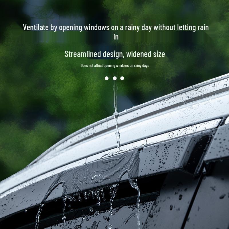 BYD Song PLUS DMI Window Rain Guard Visor - Rainproof Shield for EV