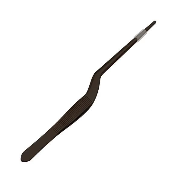 Pinzas Mini de Cocina para Cocinar de 5.5 Pulgadas, Pinzas de Acero Inoxidable con Recubrimiento de Precisión, Punta Desplazada para Estilismo de Alimentos, Decoración de Pasteles
