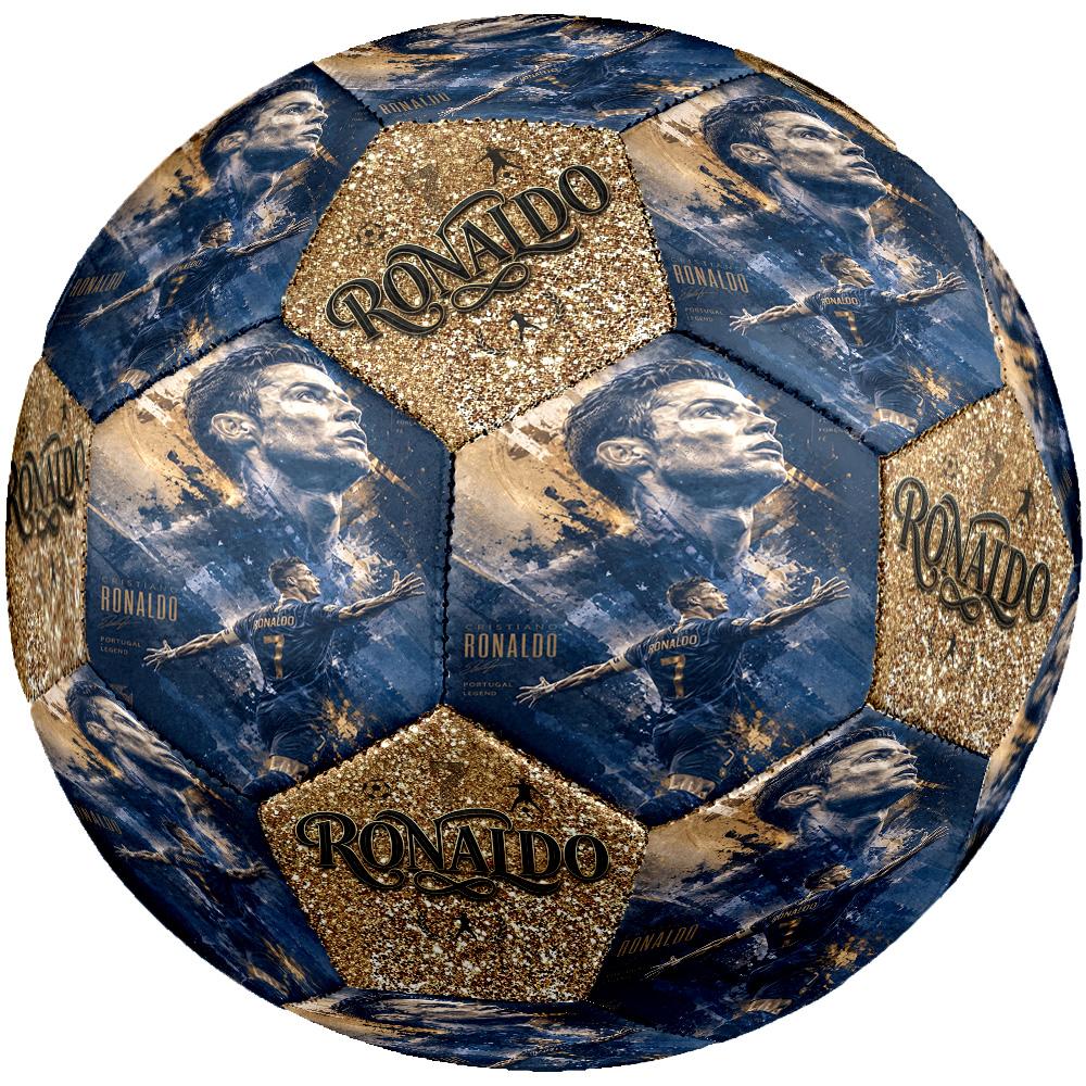 Ronaldo's: Legendary No. Soccer Ball Size 5 Football Machine-Stitched Indoor/Outdoor Universal Football for Football Accessories