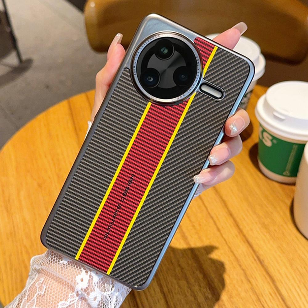 For Xiaomi Redmi K80 5G/Poco F7 Pro 5G Case Fiber Texture Leather+PC Phone Cover