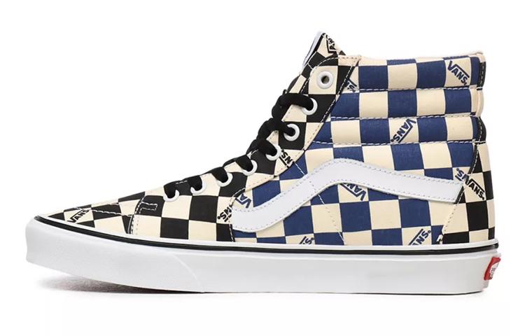 Vans Big Check SK8 HI  Черный/Темно-синий  VN0A4U3CWRT 38.5