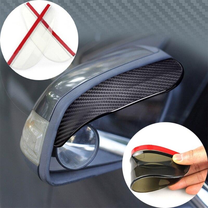 2Pcs Car Rearview Mirror Rain Eyebrows for Mitsubishi Lancer EX Clear View Rain Protection Dust proof Cover Styling Accessories