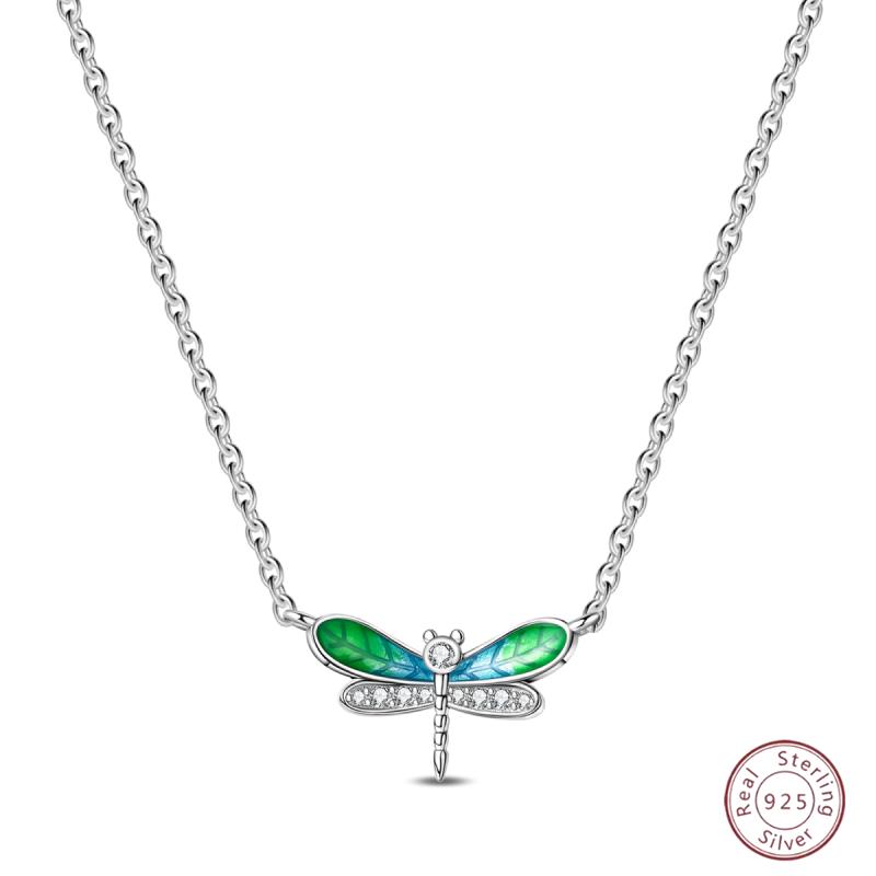 

Новое медное ожерелье бабочка насекомое циркон кулон женская модная бижутерия для изготовления подарков