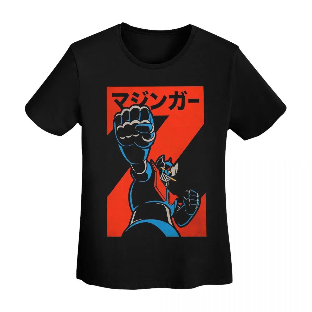 

Mazinger Z Goldorak Actarus Grendizer Mask TShirt Women Short Sleeve T Shirts Round Neck Streetwear Summer Tees Streetwear 4XL