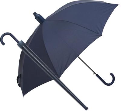 Basic Standard Long Cover Bamboo Shoot Convenient for Jump Will Not Get Wet In the Navy Blue Umbrella, Men's, Included, Slide, Portable, Trains,
