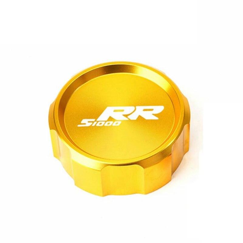 Moto Accessories Aluminum Front Rear Brake Fluid Reservoir Cap Oil Cylinder Cover For BMW S1000RR S 1000 RR 2008-