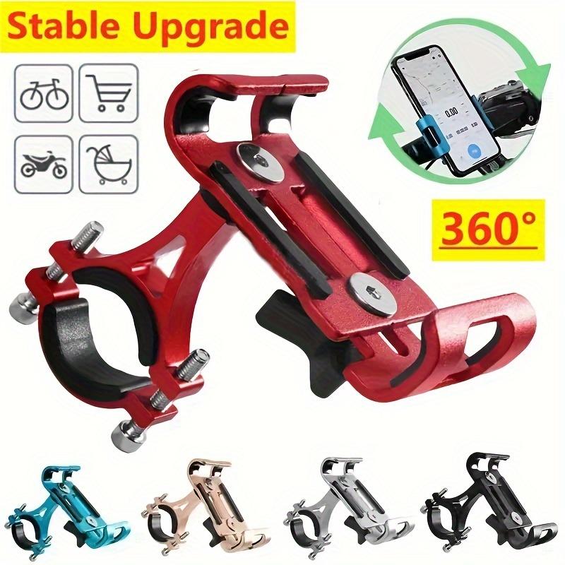 Aluminum Alloy Bicycle Fixed Bracket, Mobile Phone Holder, Cycling Bicycle Electric Battery Bike, Rotating Mobile Phone Holder, Navigation Bracket