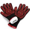 Anti-Cut Fireproof Oven Mitts Silicone Non-Slip Heat Resistant Kitchen Grilling Gloves Barbecue Cooking Baking Smoker Gloves